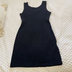 Theory fitted black dress